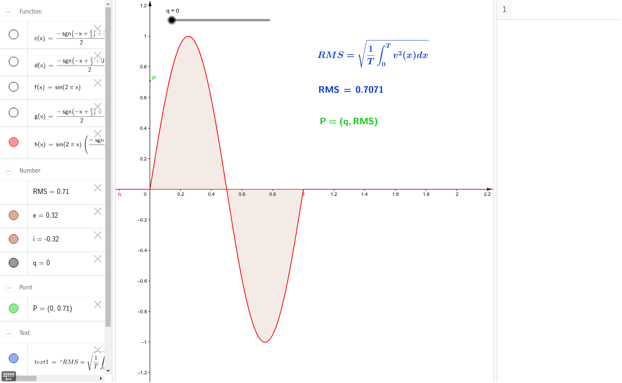 GeoGebra Applet