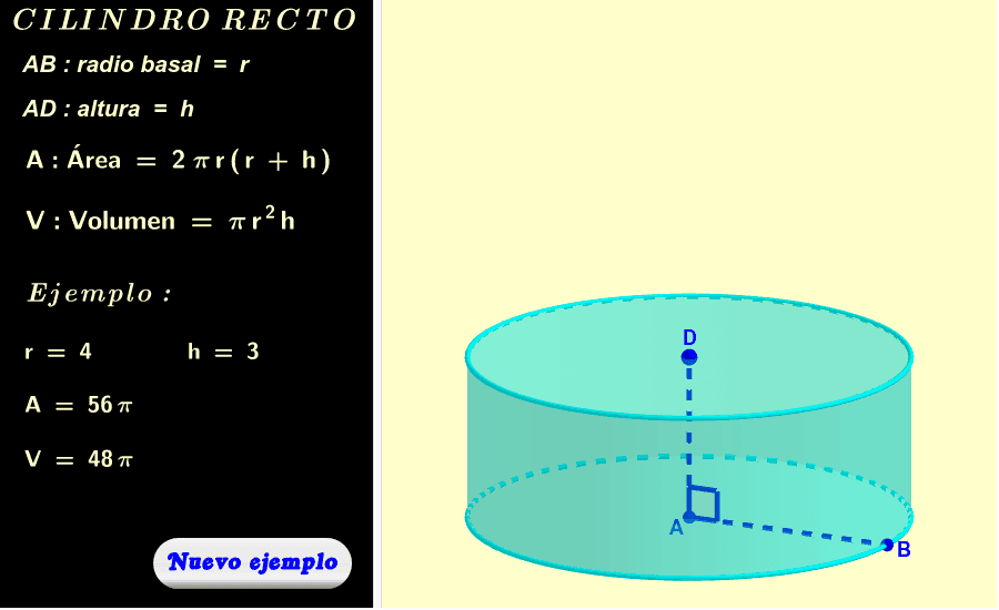 Volum de un cilindro