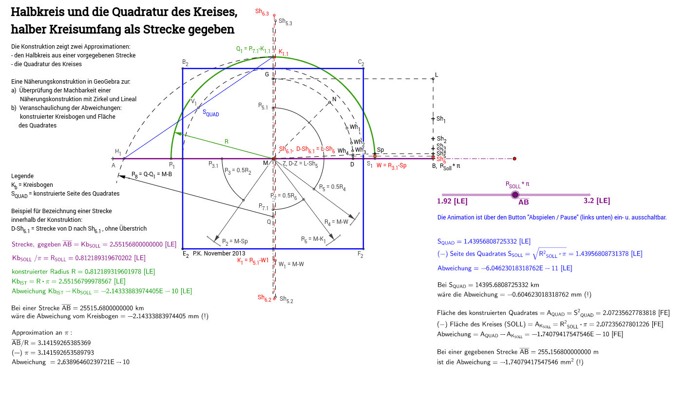 GeoGebra Applet
