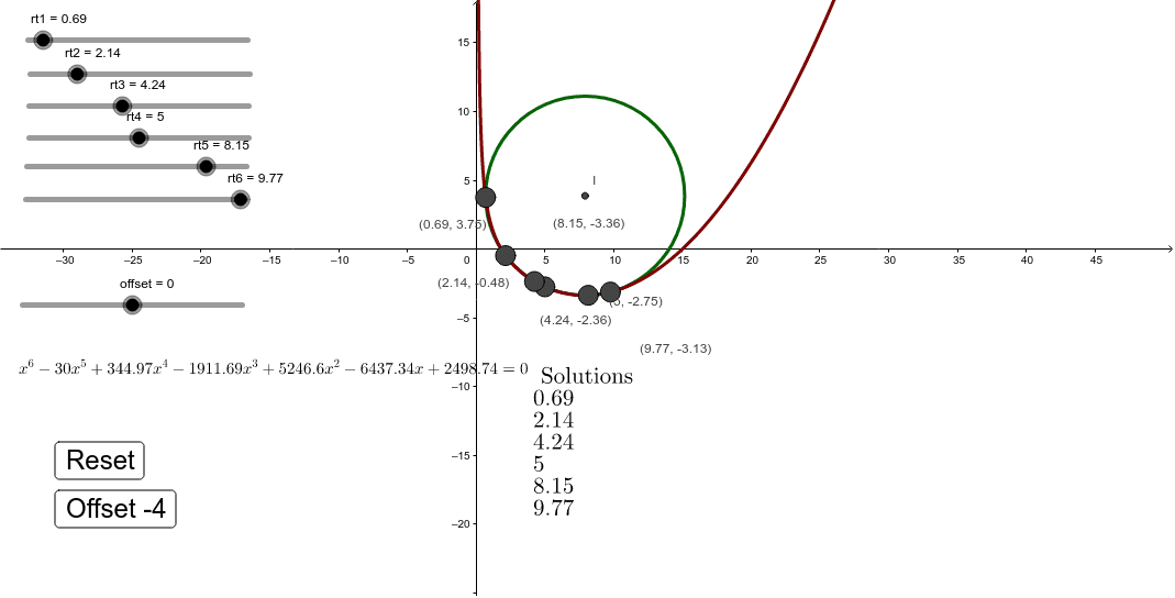 GeoGebra Applet