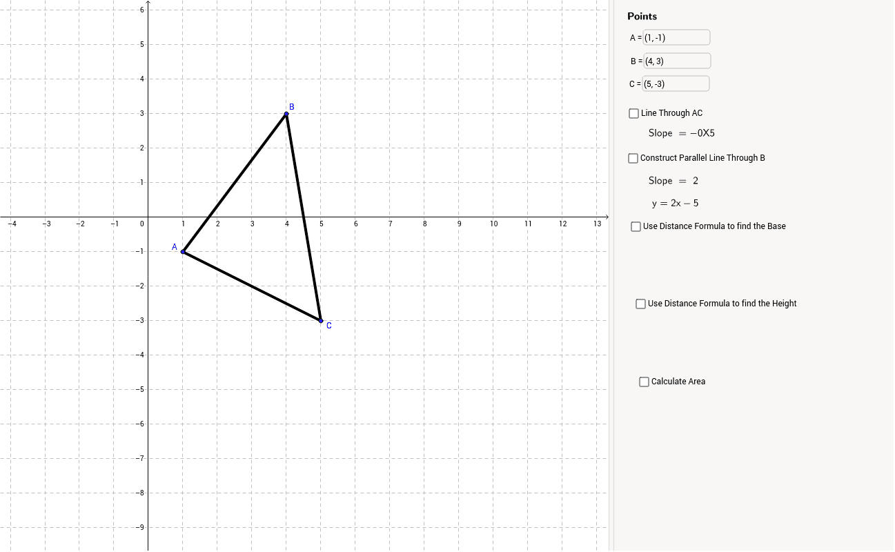 GeoGebra Applet