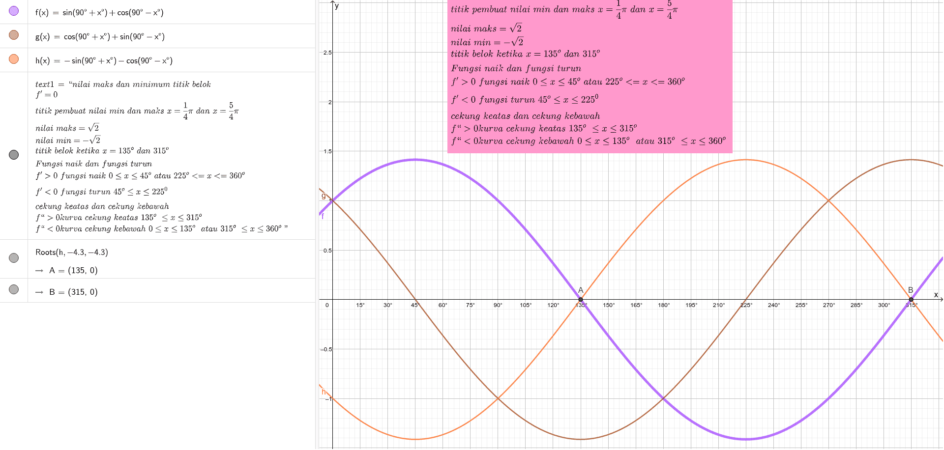 Fungsi Trigonometri5 – GeoGebra