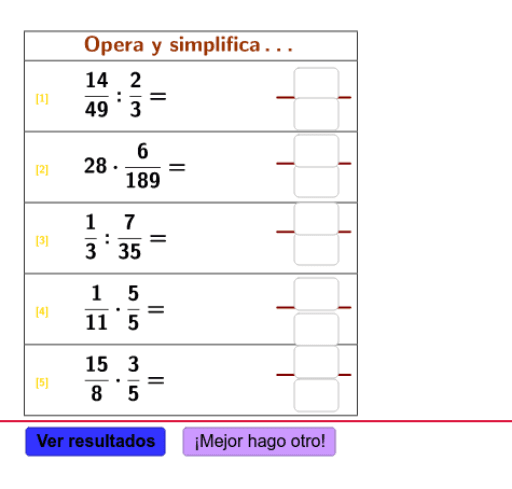 Multiplicación y División de fracciones – GeoGebra