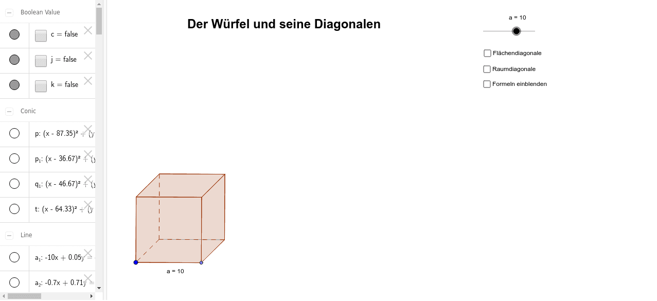 GeoGebra Applet