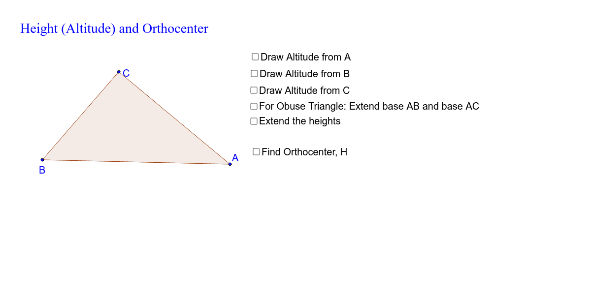 GeoGebra Applet
