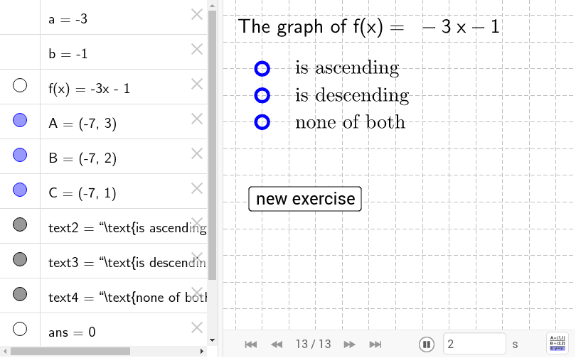 GeoGebra Applet