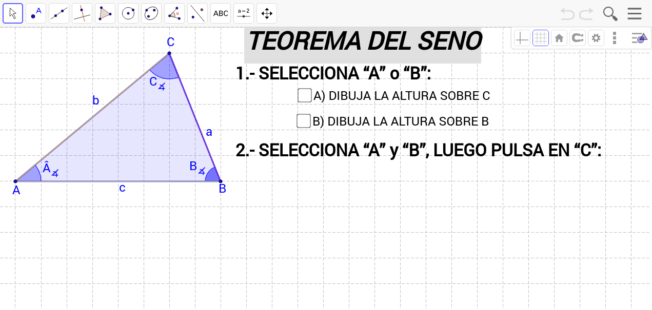 DEMOSTRACIÓN DEL TEOREMA DEL SENO