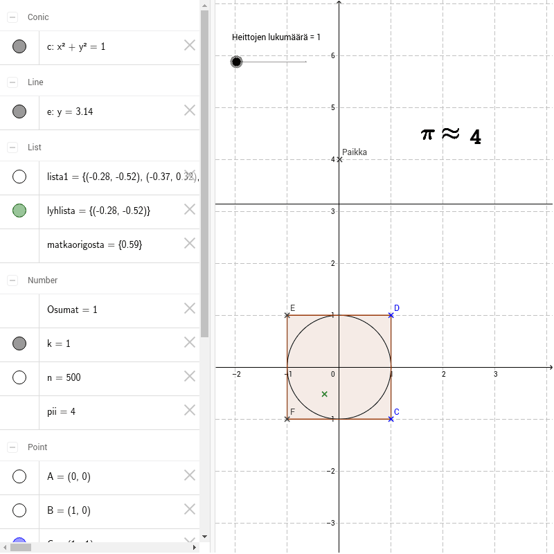 GeoGebra Applet