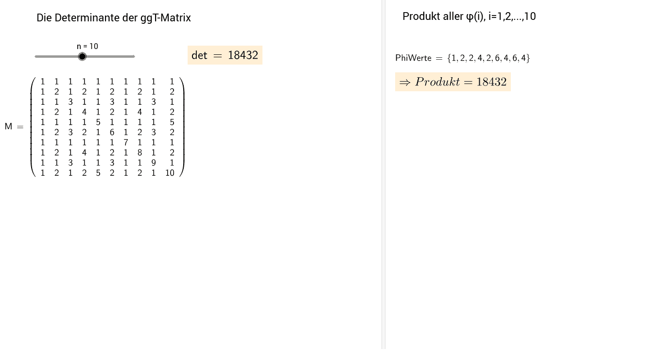 GeoGebra Applet
