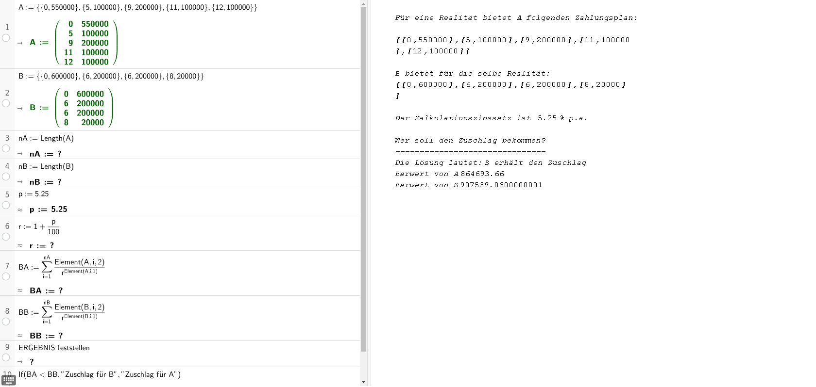 GeoGebra Applet