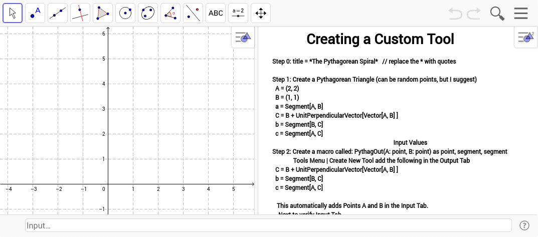 GeoGebra Applet