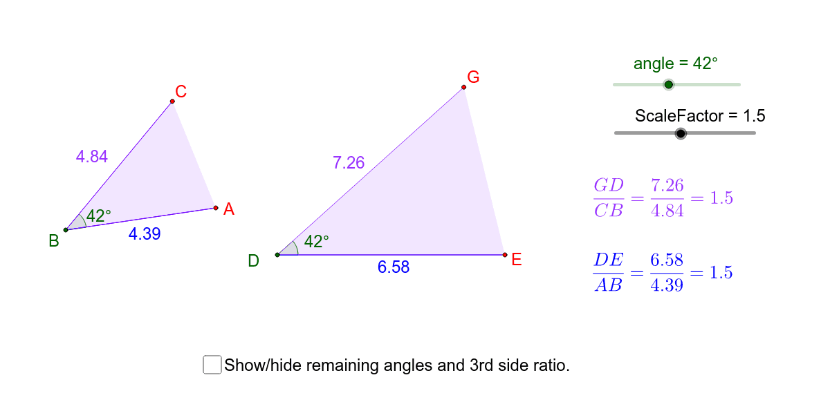 GeoGebra Applet