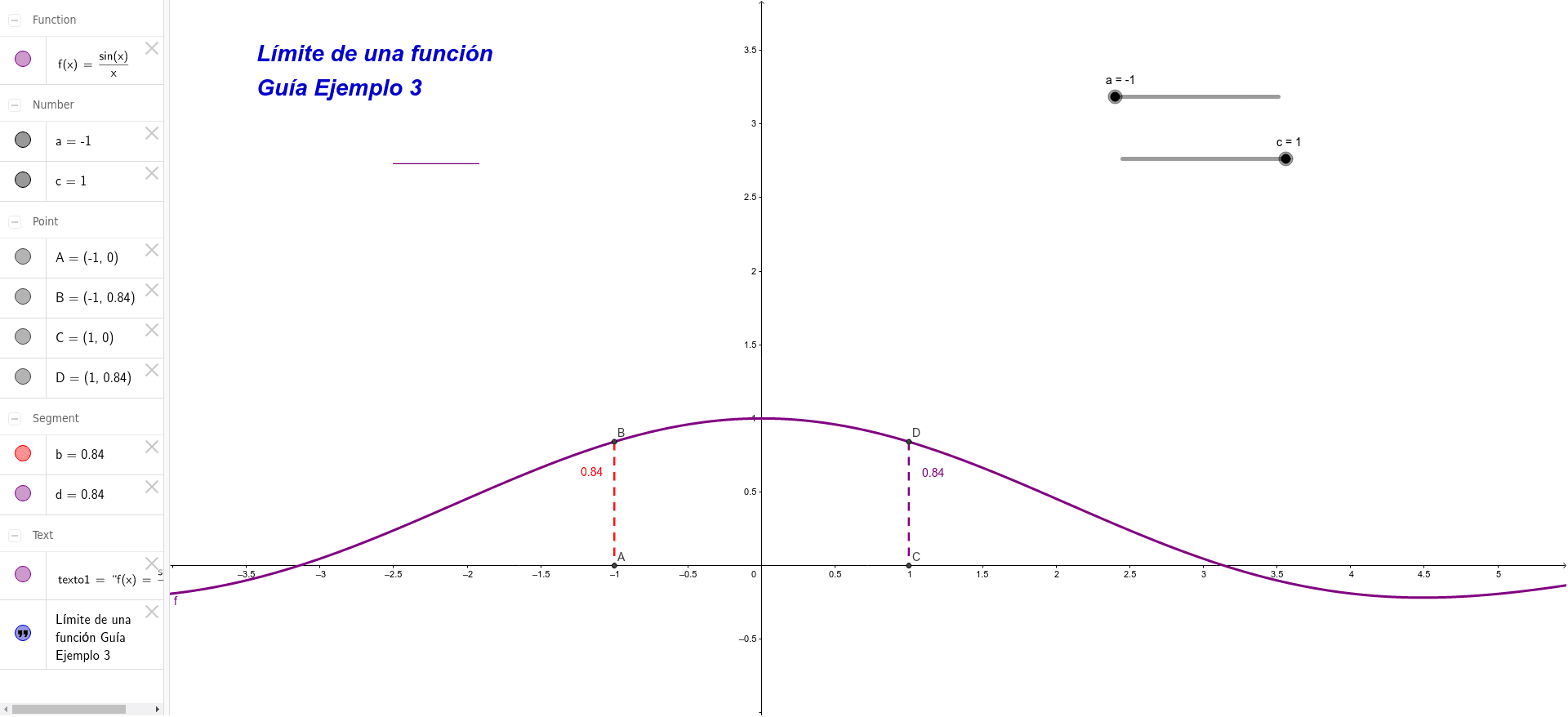 GeoGebra Applet
