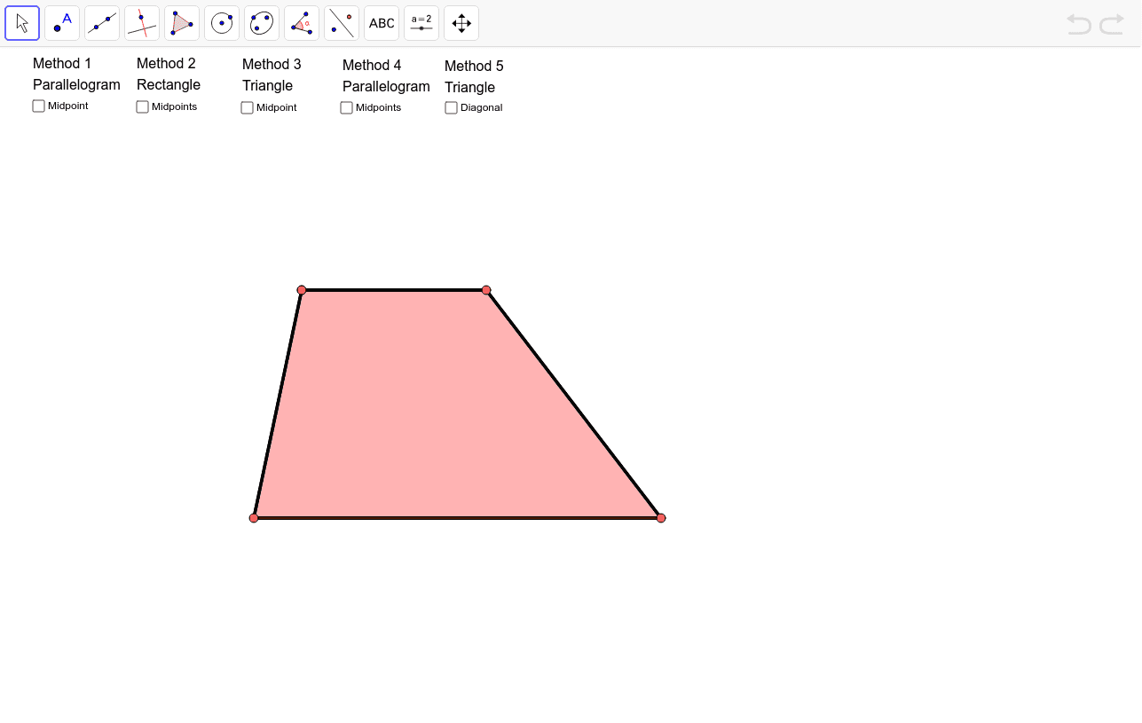 Trapezoid: Area – GeoGebra