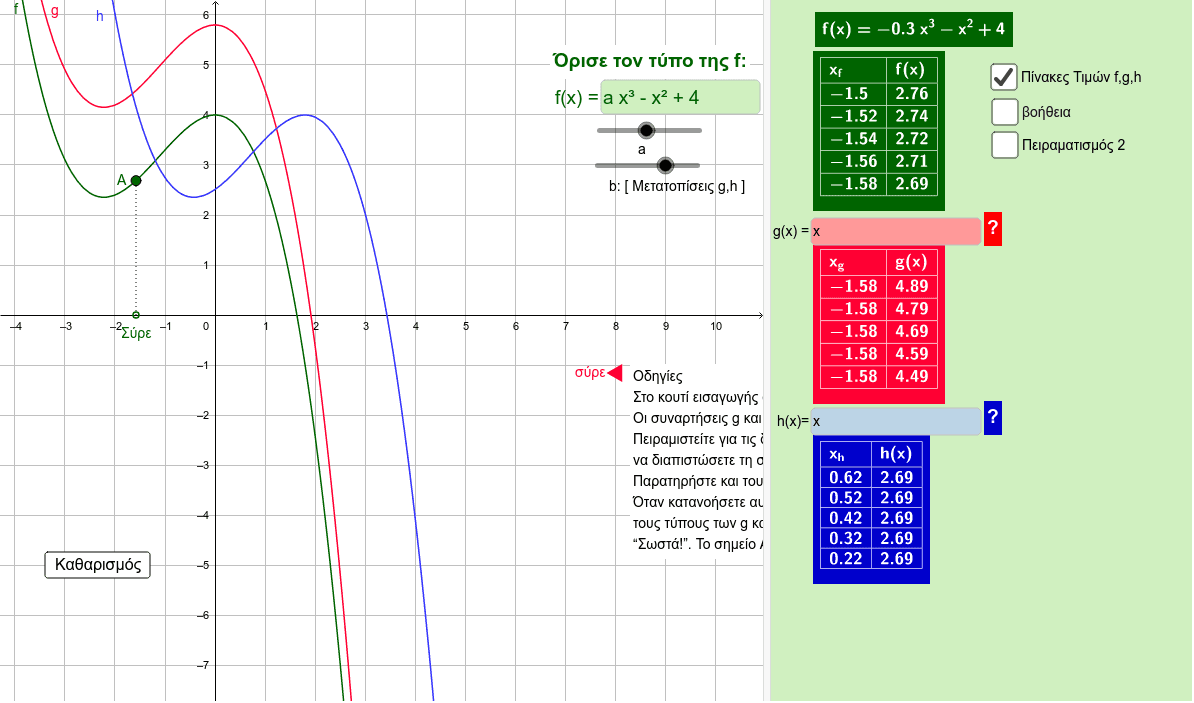 GeoGebra Applet
