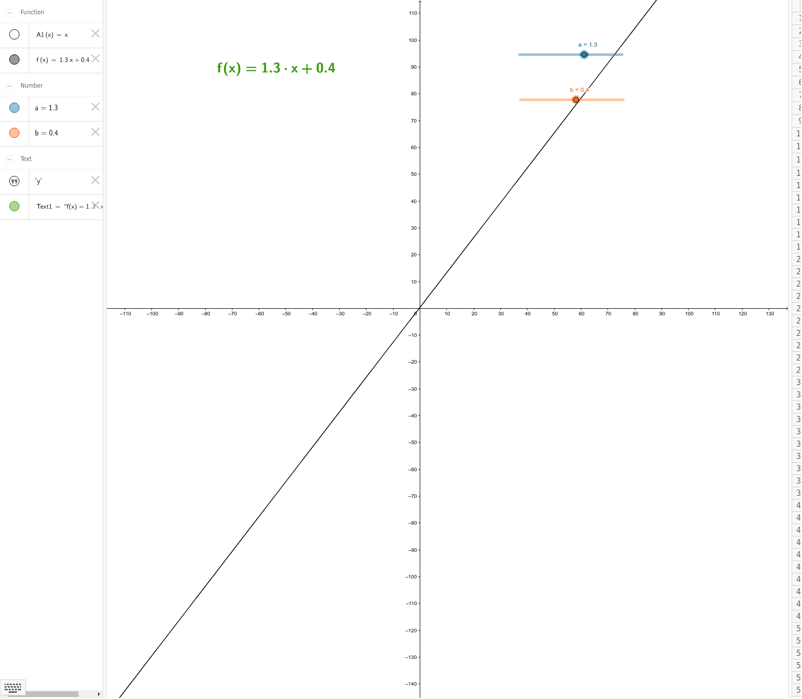 GeoGebra Applet