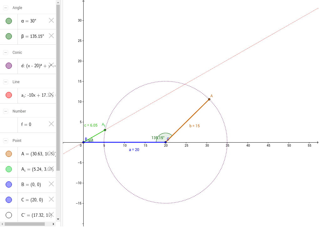 GeoGebra Applet