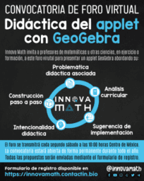 Didáctica del applet con GeoGebra