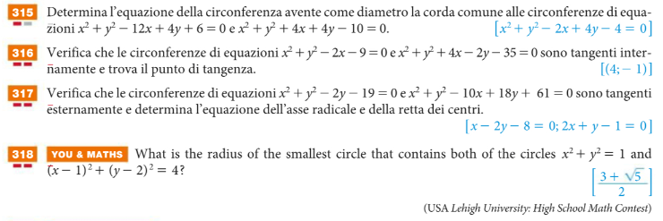 Esercizi di ragionamento (parti dal 318, aiutandoti anche con GeoGebra!)