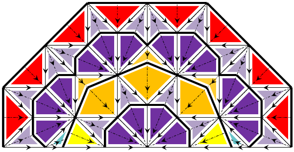 [size=100]Graphical output is a 2D plan of the muqarnas.
Another tool has been developed in GeoGebra to generate 3D animations.[/size]