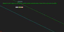 Droites perpendiculaires ou parallèles