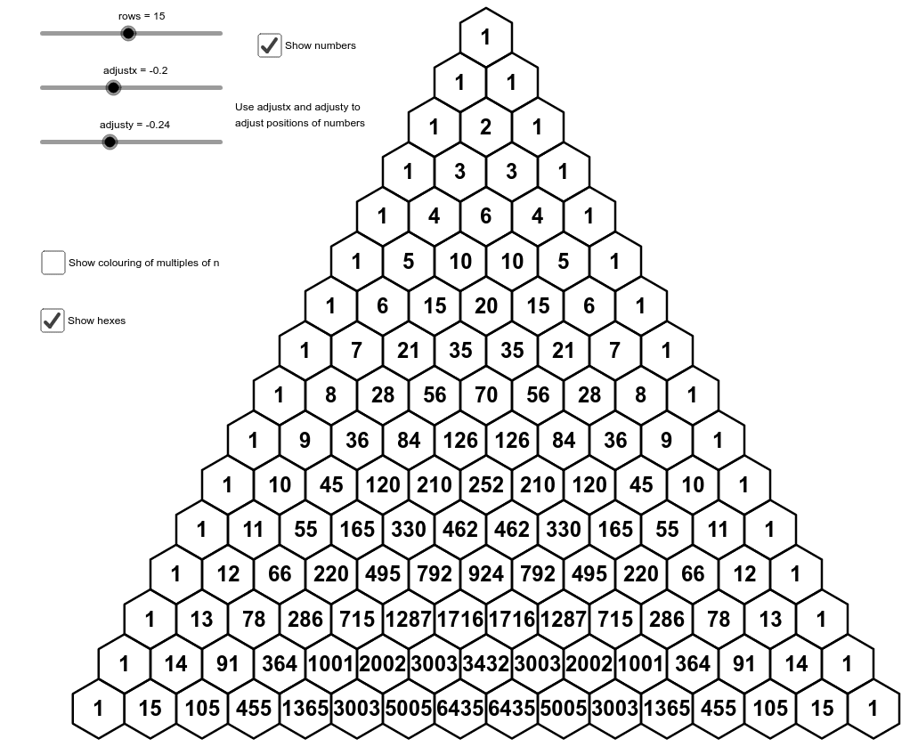 Pascal s Triangle Interactive GeoGebra pascal-s-triangle-interactive-geogebra