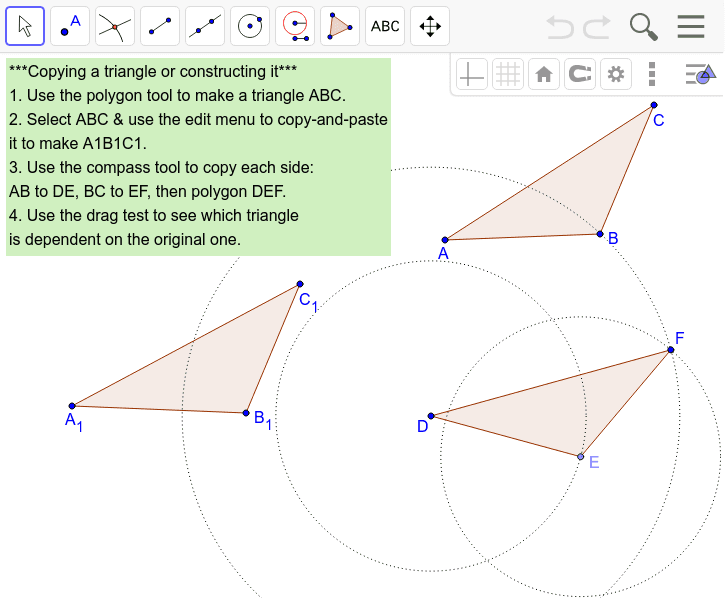 GeoGebra Applet
