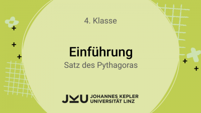 Satz des Pythagoras - Einführung