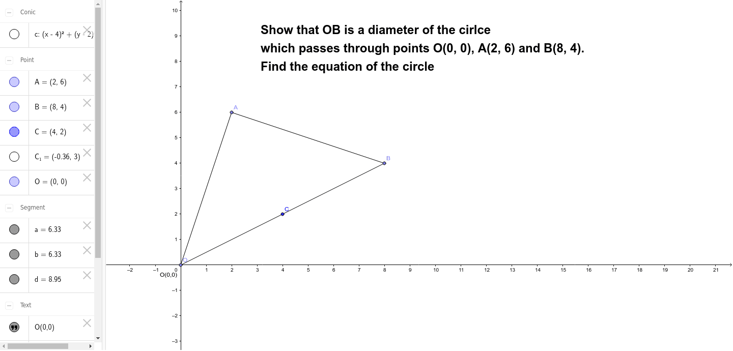 GeoGebra Applet
