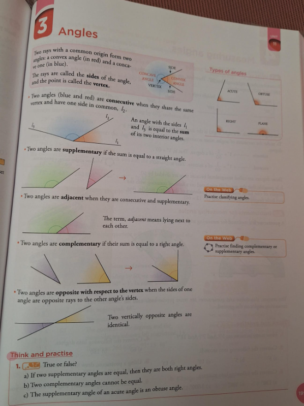 Activity 1. True or false?