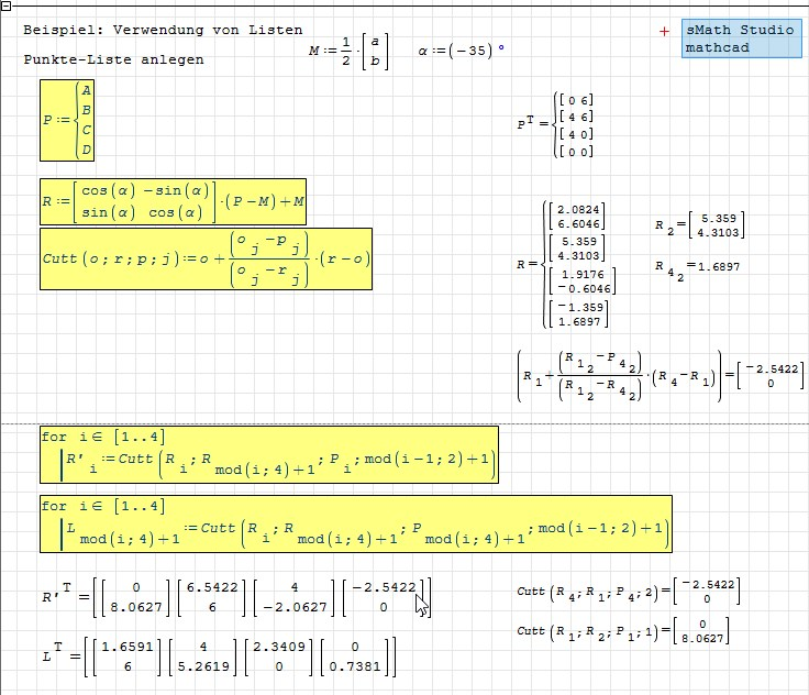 Mathcad Code