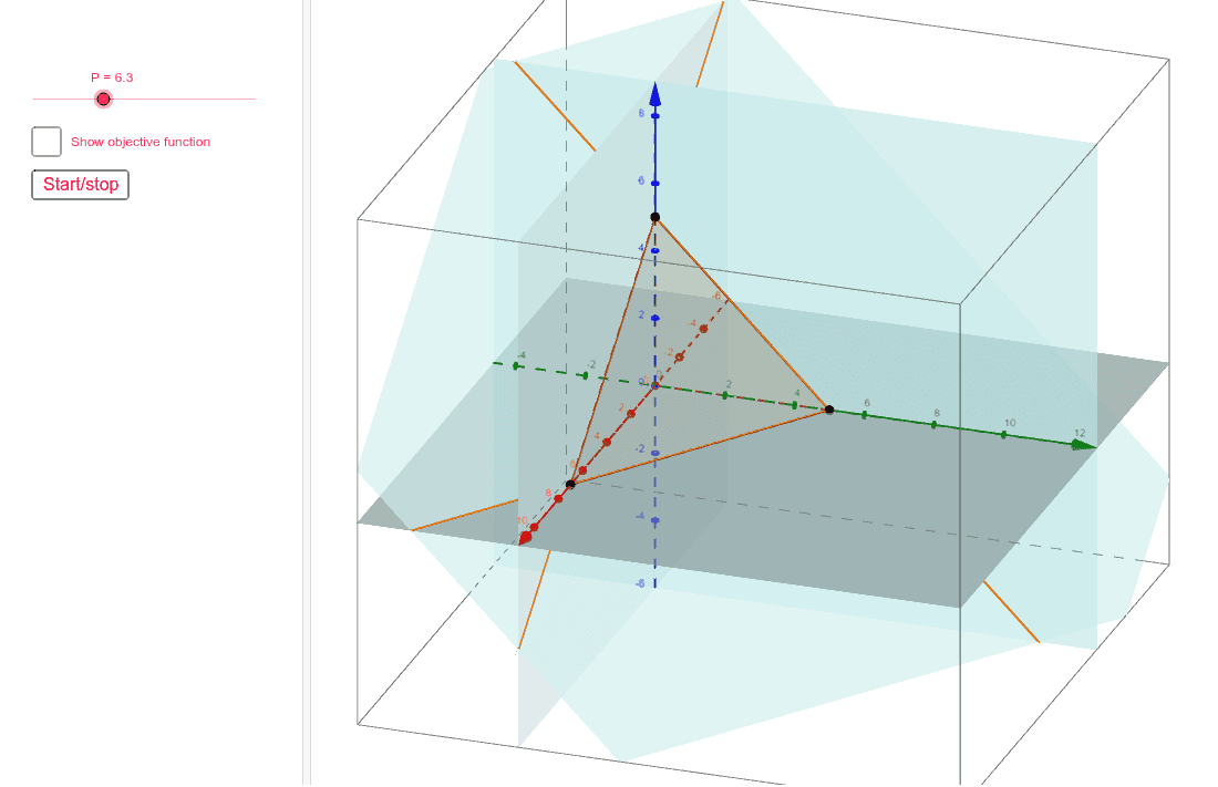 Linear Programming - A Problem in 3D – GeoGebra
