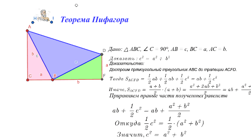 Теорема Пифагора.