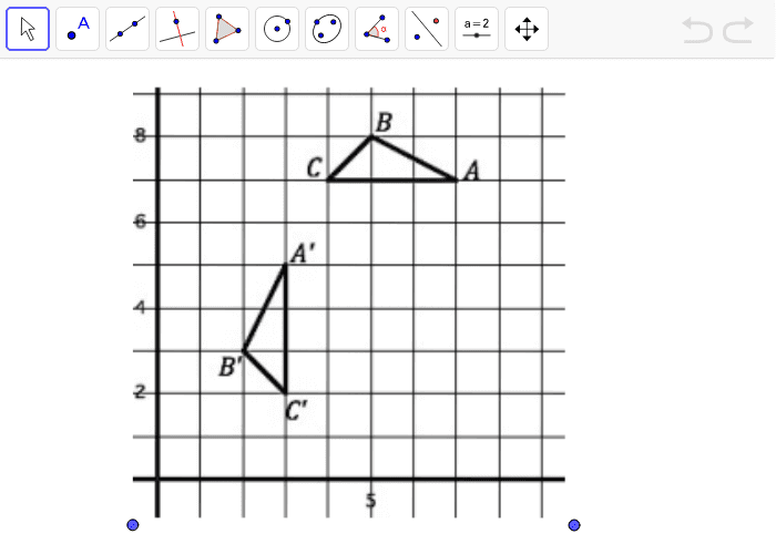 Find Center Of Rotation GeoGebra