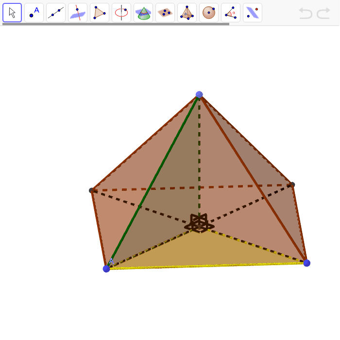Drag the vertices to get different views of the right triangles Press Enter to start activity