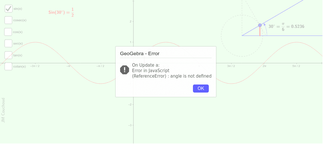 GeoGebra Applet