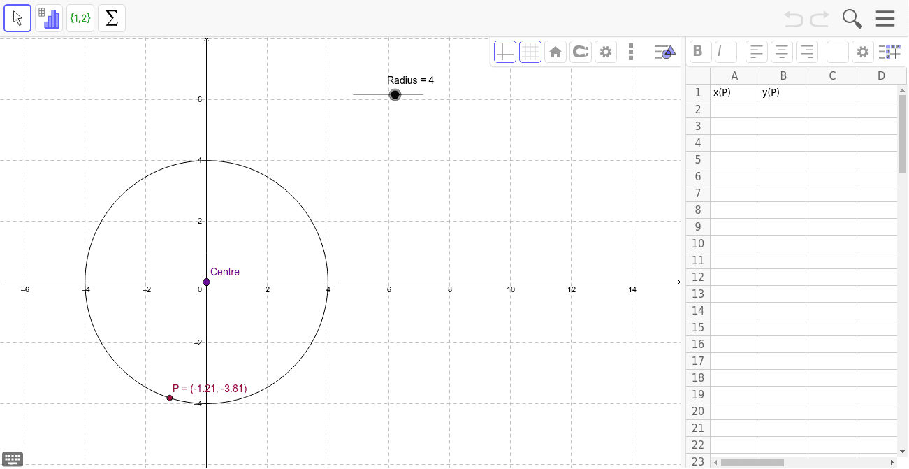GeoGebra Applet