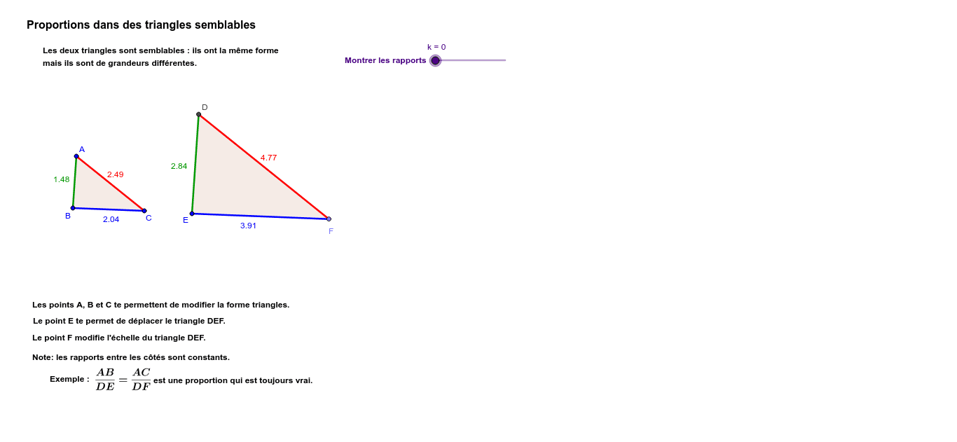GeoGebra Applet