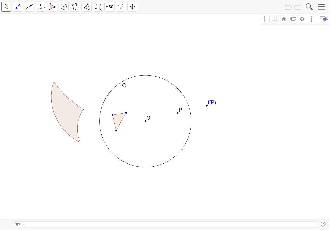 Circle inversion GeoGebra