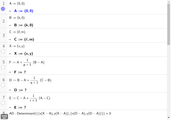 GeoGebra Applet
