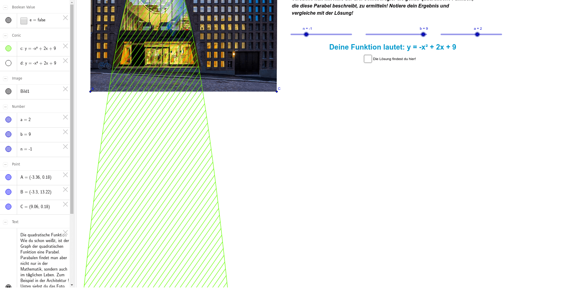 GeoGebra Applet