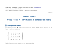 CCSS Teoría - 1 - Introducción al concepto de matriz.pdf