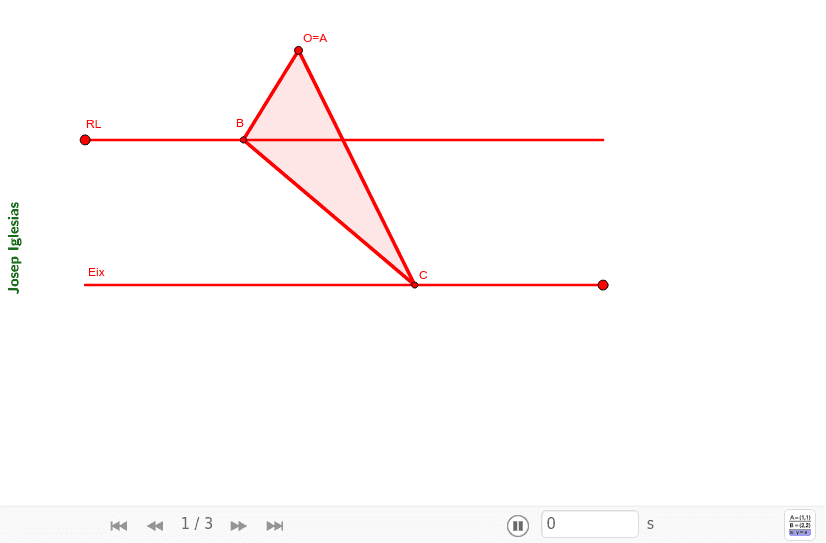Troba el triangle homòleg,