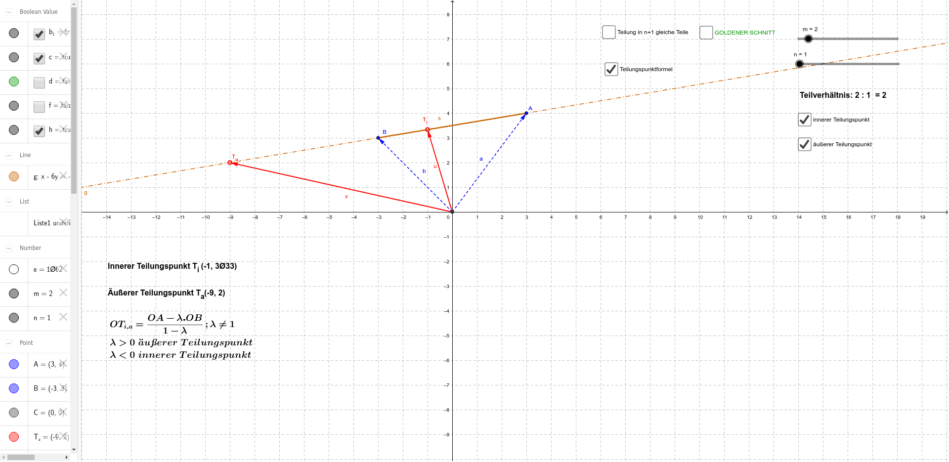 GeoGebra Applet