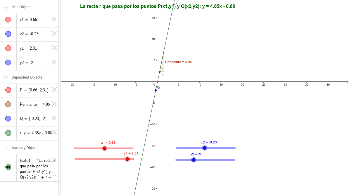 GeoGebra Applet