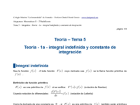 Teoría - 1a - integral indefinida y constante de integración.pdf