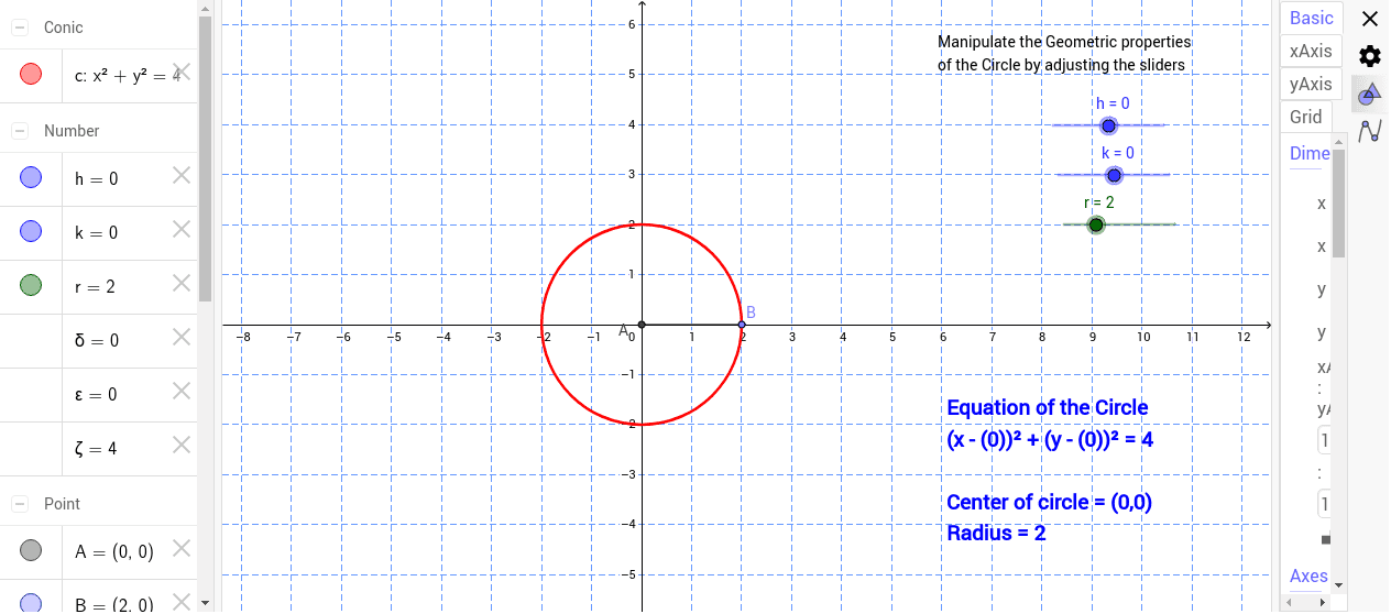 GeoGebra Applet