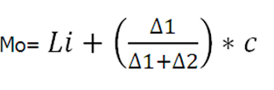 C= Amplitud
La amplitud el la diferencia entre los intervalos por ejemplo en el intervalo 3 la amplitud es 4 y en las demás tambien ya que es la diferencia entre todos y cada una de los intervalos.
Por lo general a la amplitud se la representa con una A.