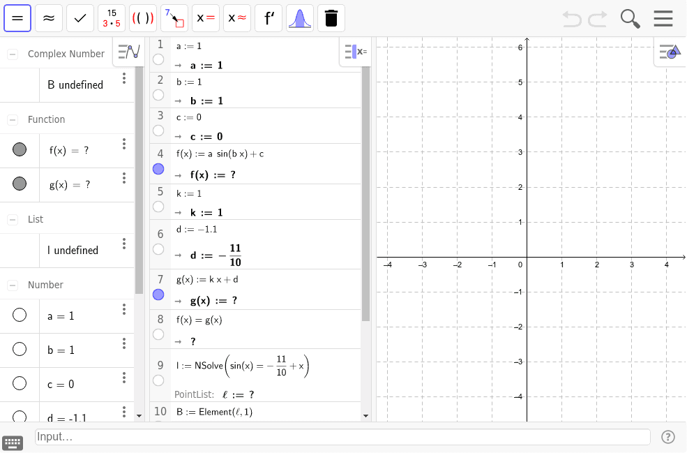 GeoGebra Applet