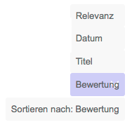 Sortierkriterien